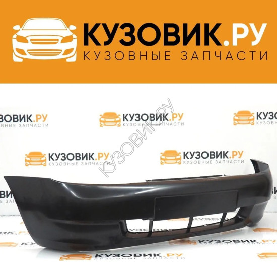 Бампер передний Лада Калина 1 (2004-2013) СТАНДАРТ без птф (литой) новый под окраску KUZOVIK Бампер передний Лада Калина 1 (2004-2013) СТАНДАРТ без птф (литой) новый под окраску KUZOVIK