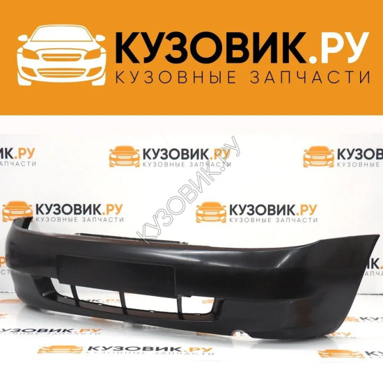 Бампер передний Лада Калина 1 (2004-2013) СТАНДАРТ без птф (литой) новый под окраску KUZOVIK Бампер передний Лада Калина 1 (2004-2013) СТАНДАРТ без птф (литой) новый под окраску KUZOVIK