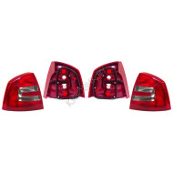 Фонари задние Шкода Октавия Skoda Octavia A5 (2004-2008) комплект 2 штуки левый и правый SAT высокое качество