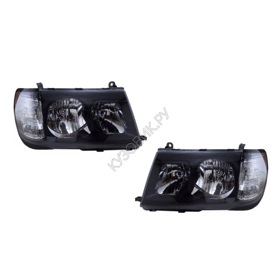 Тюнинг-фары (комплект) Toyota Land Cruiser 100 (1998-2005) DEPO