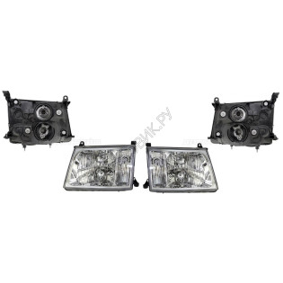Фары Тойота Лэнд Крузер Toyota LandCruiser 100 (1998-2007) комплект 2 штуки левая и правая TYC высокое качество